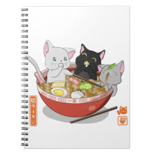Neko Ramen cat Notebook