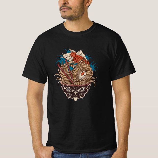Neko Ramen T-Shirt (Front)