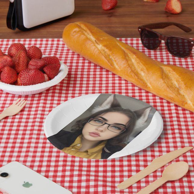 Neko Wolf Girl Plates (Picnic)