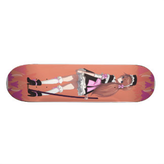 Nekoni's Sister Sythe - Original Manga character Skateboard