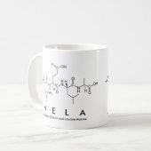 Nela peptide name mug (Front Left)