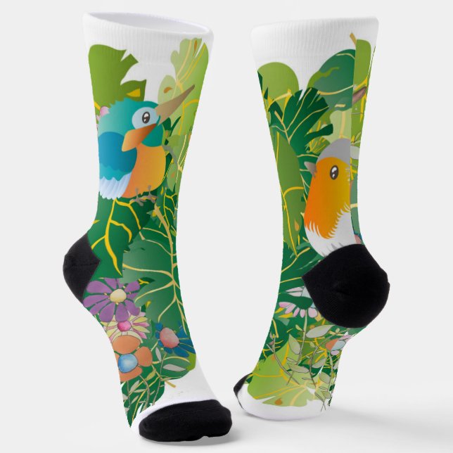 ..nella valle incantata colori e luce... socks (Angled)