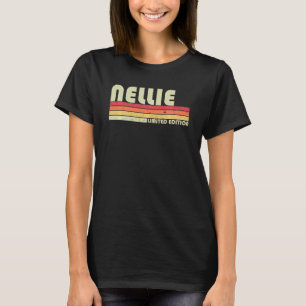 Nellie Name Personalized Retro Vintage 80s 90s Bi T-Shirt