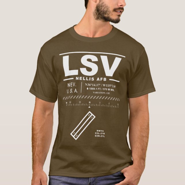 Nellis Air Force Base LSV T-Shirt (Front)