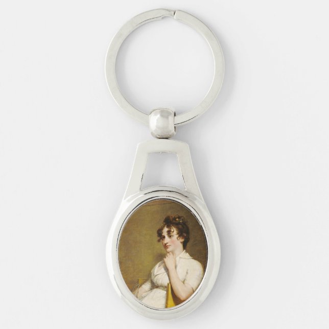 Nelly Granddaughter of President Washington Key Ring (Front)