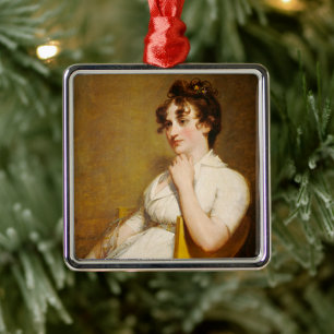 Nelly Granddaughter of President Washington Metal Tree Decoration
