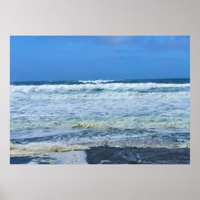 Nelscott Reef, Lincoln City, Oregon Poster (Front)