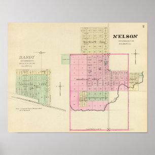 Nelson and Hardy, Nebraska Poster