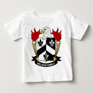 Nelson Family Coat of Arms Baby T-Shirt
