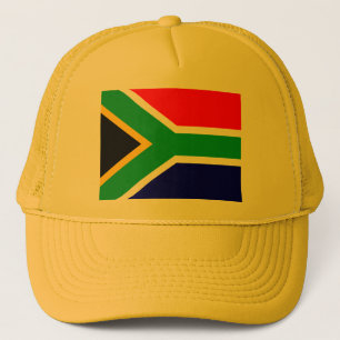 Nelson mandela south africa flag trucker hat