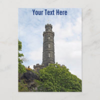Nelson Monument, Edinburgh customisable Postcard