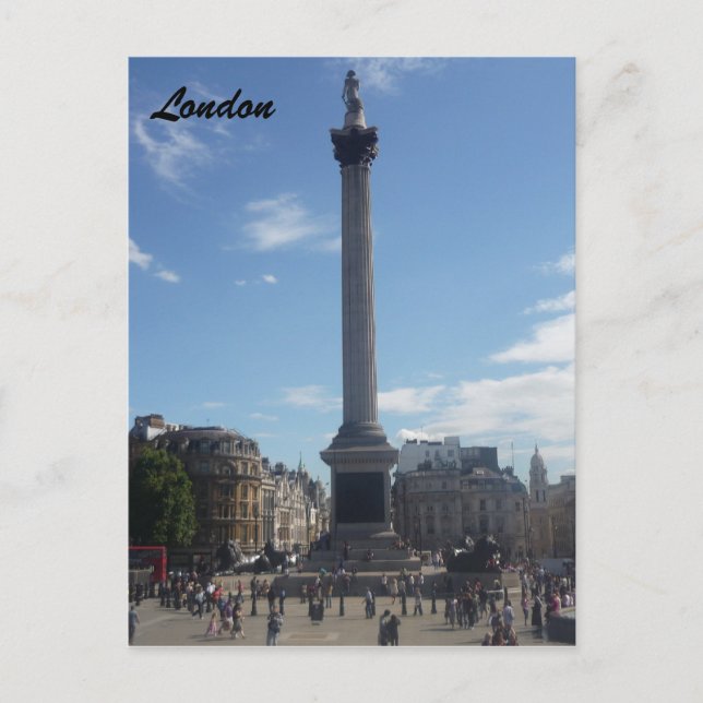 nelson trafalgar postcard (Front)