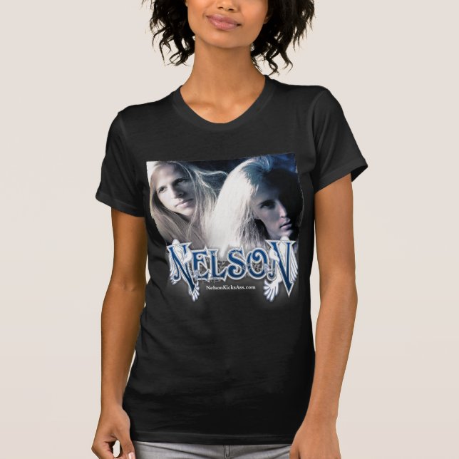 NELSON vintage black tee - ladies (Front)