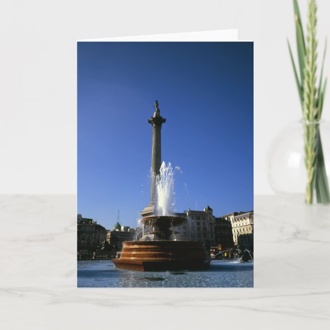 Nelson's Column Trafalgar Square Thank You Card (Front)
