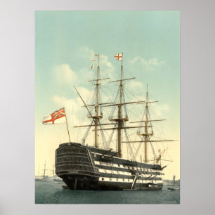 Nelson's HMS Victory Poster