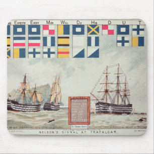 Nelson's signal at Trafalgar Mouse Mat