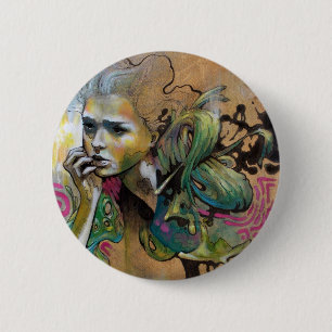 Nema Reflects on Peculiar Events 6 Cm Round Badge