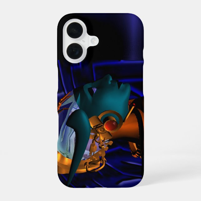 NEMES / HYPER ANDROID PORTRAIT iPhone 16 CASE (Back)