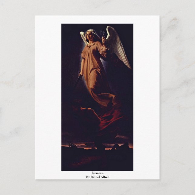 Nemesis By Rethel Alfred Postcard (Front)
