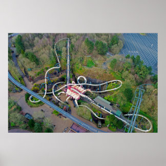 Nemesis Drone | Alton Towers Resort Poster