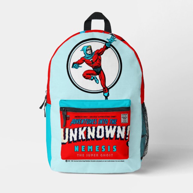NEMESIS: the super ghost Comic Backpack  (Front)