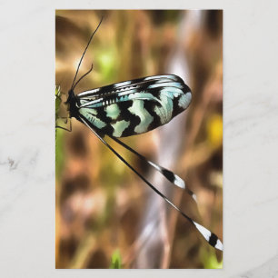 Nemoptera bipennis Spoon-Winged Insect Art Stationery