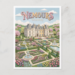 Nemours Estate Wilmington Delaware Postcard