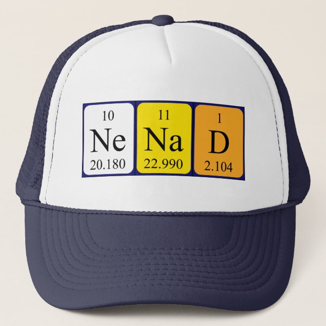 Nenad periodic table name hat (Front)