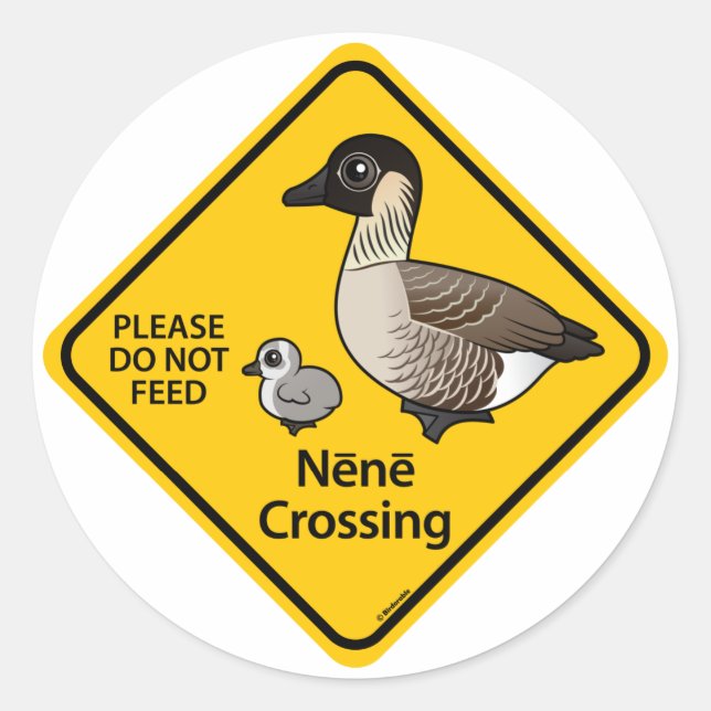 Nene Crossing Classic Round Sticker (Front)