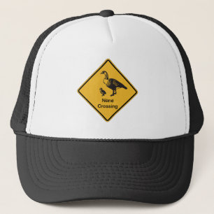 Nene Crossing, Traffic Warning Sign, Hawaii, USA Trucker Hat