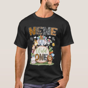 Nene Of The Wild One Safari Tribal Animal 1St Birt T-Shirt