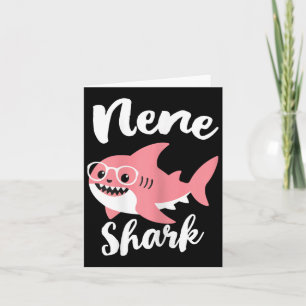 Nene Shark Mother's Day Grandma Funny  Card