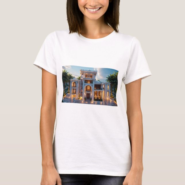 Neo-Classical Dream Palace | AI-Reimagined T-Shirt (Front)