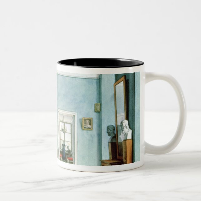 Neo-Classical Interior, c.1820 Two-Tone Coffee Mug (Right)