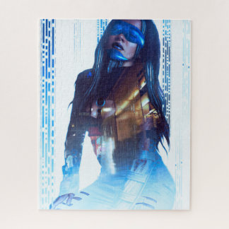 Neo Cyberpunk Android Hologram Jigsaw Puzzle