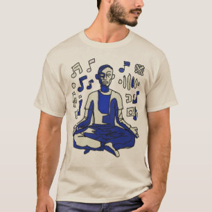 Neo Expressionist Abstract Musician Art Design T-Shirt