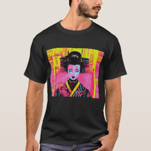 Neo Geisha: Tradition meets electric rebellion T-Shirt