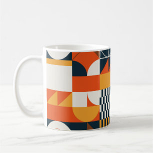 Neo geo: vintage abstract composition coffee mug