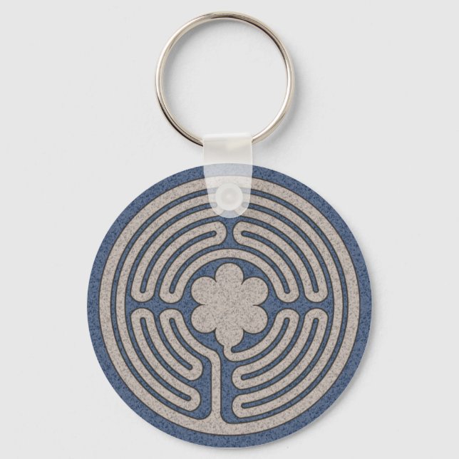 Neo Medieval Labyrinth Keychain (Front)