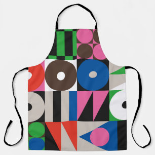 Neo Modernism artwork pattern made with abstract g Apron