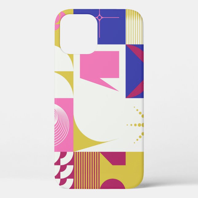Neo Modernism artwork pattern made with abstract g Case-Mate iPhone Case (Back)