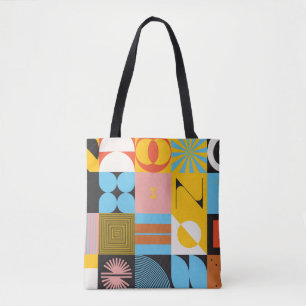Neo Modernism artwork pattern made with abstract g Tote Bag