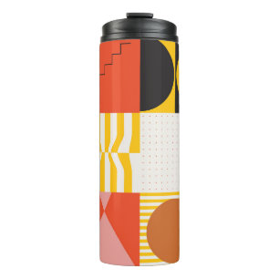 Neo Modernism artwork pattern made with abstract v Thermal Tumbler