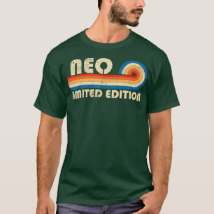 NEO Name Personalised Funny Retro Vintage Birthday T-Shirt