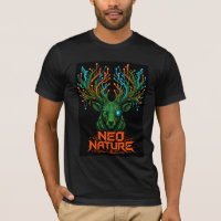 Neo Nature Cybernetic Deer Antler Circuit Graphic