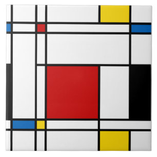 Neo-Plasticism Art Tile