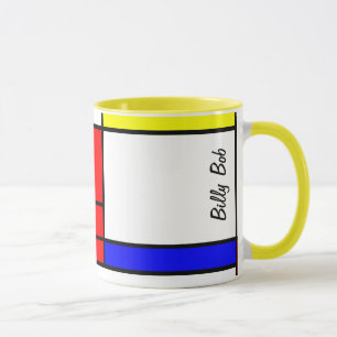 Neo-plasticism Mondrian style Mug