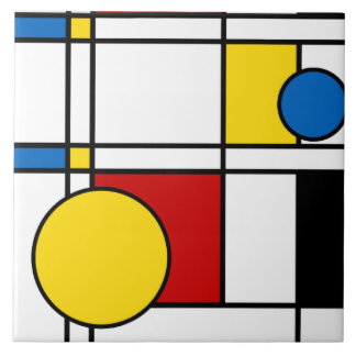 Neo-Plasticism No. 4 Art Tile