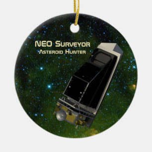 NEO Surveyor Asteroid Hunter Ceramic Tree Decoration