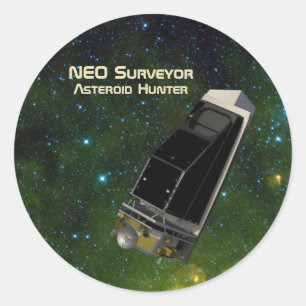 NEO Surveyor Asteroid Hunter Classic Round Sticker